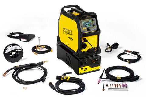 ESAB 0700303000 Rebel 205ic AC/DC Multiprocess Welder, Water Cooled Package
