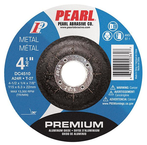 DC9020H Depressed Center Premium Aluminum Oxide Grinding Wheel, 9" x 1/4" w/ Hub (10 Pack)