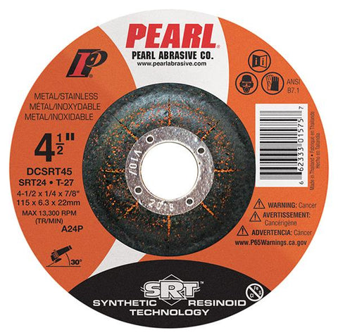DCSRT90H Depressed Center SRT Grinding Wheel, 9" x 1/4" w/ Hub (10 Pack)