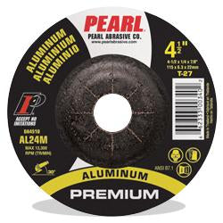 DA4510H Depressed Center D.A. Series Premium Aluminum Grinding Wheel, 4.5" x 1/4" w/ Hub (10 Pack)