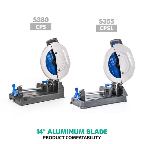 Evolution 14 in. 80T, 1 in. Arbor, Tungsten Carbide Tipped Aluminum and Non-Ferrous Metal Cutting Blade