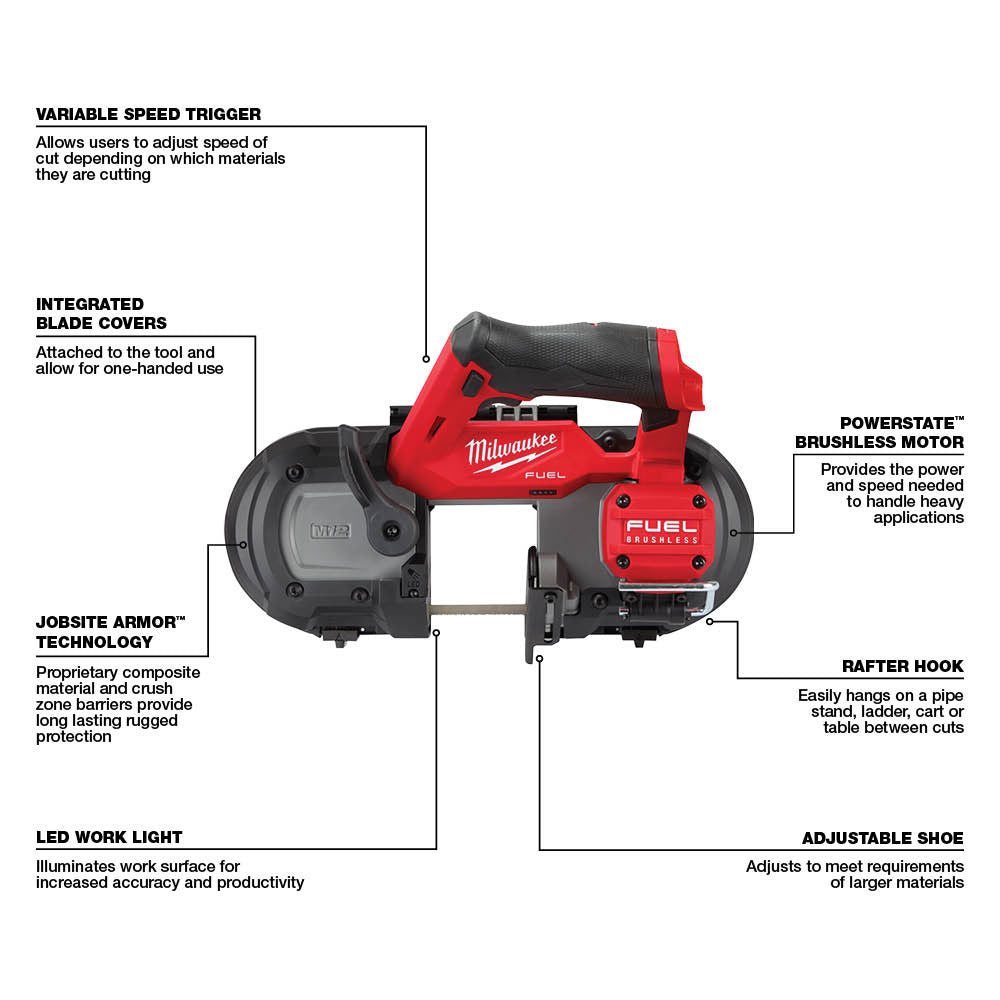 Milwaukee 2529 20 M12 FUEL Lithium Ion Brushless Cordless Compact