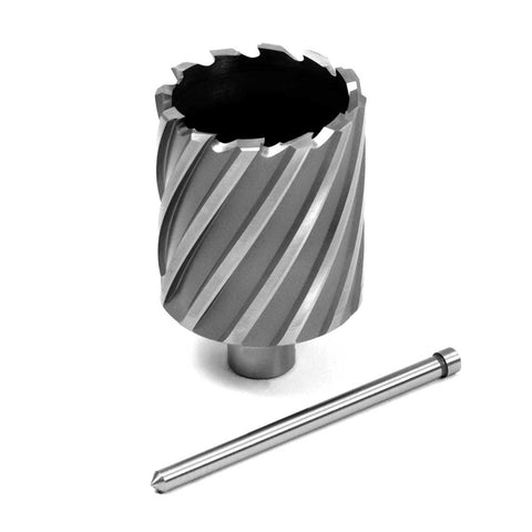 Evolution CC256L - 2-9/16 in. Width x 2 in. Depth Annular HSS Cutter w/ 3/4 Inch Weldon Shank & Pilot Pin included