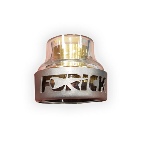 Furick Cup BBWSGWC BBW #19 Glass Cup w/ Titanium Cover, Thread-On