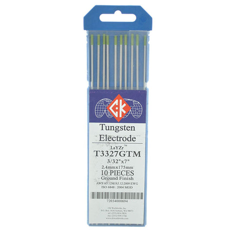 CK Worldwide LaYZr (Chartreuse) Tungsten, 10pk