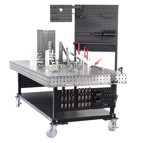 4x8 MOBILE WELDING STATION & TOOL BOARD w/ ACCESSORY KITS