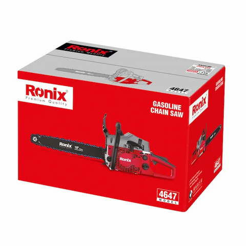 RONIX 4650 GASOLINE CHAIN SAW, 20"