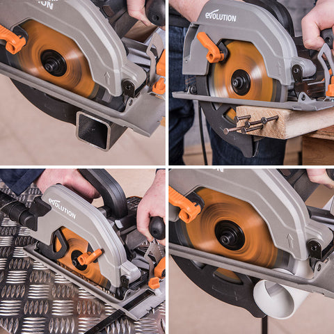 Evolution 6-1/2 in. 18T, 25/32 in. Arbor, Multi-Material Cutting Blade