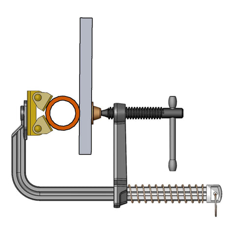 Strong Hand Tools UDV65 MagSpring Sliding Arm Clamp, 3 1/4" Throat