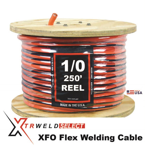 XTRweld Select WCS1/0XFO-250 Welding Cable, XFO, 600V, 1/0 AWG, 250'