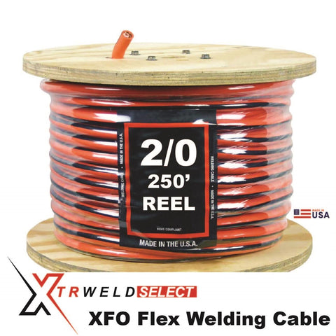 XTRweld Select WCS2/0XFO-250 Welding Cable, XFO, 600V, 2/0 AWG, 250'