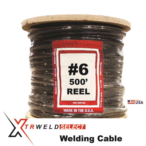 XTRweld Select WCSN6B-500 Welding Cable, 600V, #6 AWG, 500'