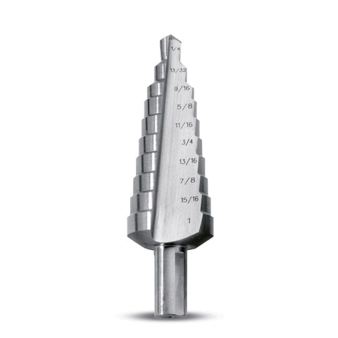 Evolution SD-10 1/4 - 1 in. Straight Flute Step Drill