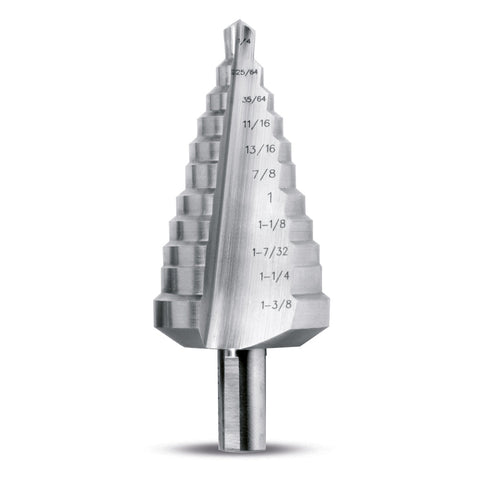 Evolution SD-11 1/4 to 1-3/8 in. Straight Flute Step Drill