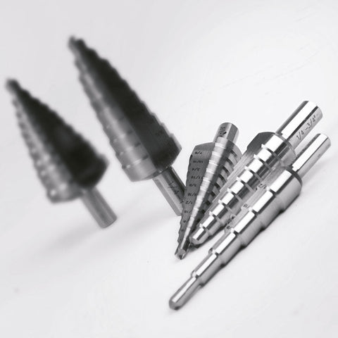 Evolution SD-6 3/16 to 1/2 in. Straight Flute Step Drill Bit