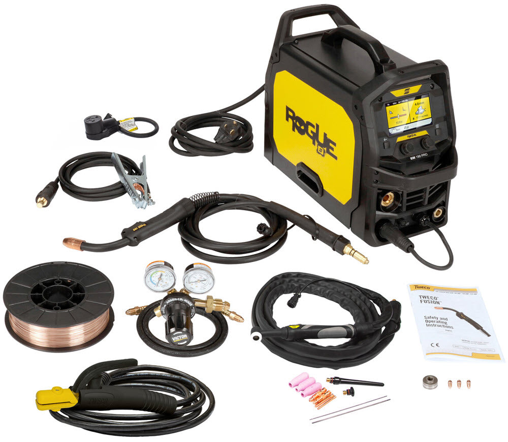 ESAB 0700301085 Rogue EMP 210 PRO Multi-Process Welder, 120/230V ...