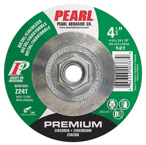 DC4505Z Depressed Center Premium Zirconia Grinding Wheel- Pipeline (25 Pack)