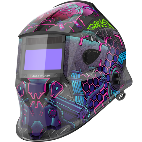 Arccaptain Punk Neuron Auto Darkening Welding Helmet w/ True Color Lens