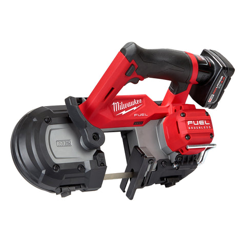 Milwaukee 2529-21XC M12 FUEL Lithium-Ion Brushless Cordless Compact Band Saw Kit, 4.0 Ah