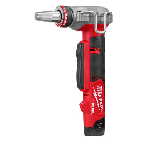 Milwaukee 2532-22 M12 FUEL Lithium-Ion Brushless Cordless ProPEX Expander Kit w/ 1/2"-1" RAPID SEAL ProPEX Expander Heads, 2.0 Ah