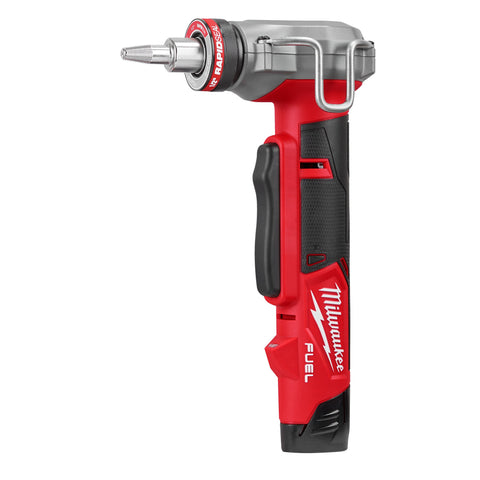 Milwaukee 2532-22 M12 FUEL Lithium-Ion Brushless Cordless ProPEX Expander Kit w/ 1/2"-1" RAPID SEAL ProPEX Expander Heads, 2.0 Ah