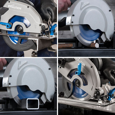 Evolution 7-1/4 in. 40T, 25/32 in. Arbor, Tungsten Carbide Tipped Mild Steel and Ferrous Metal Cutting Blade