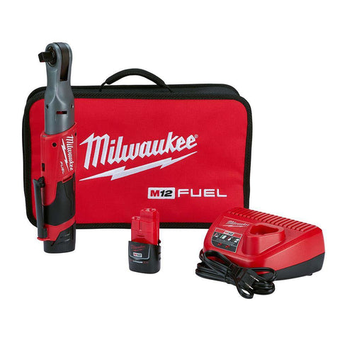 Milwaukee 2558-22 M12 Fuel 1/2" Ratchet, 2 Battery Kit