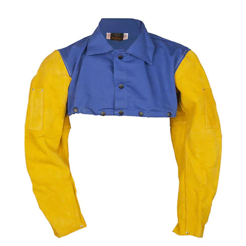 Tillman 9221 Blue Cape w/ Leather Sleeves