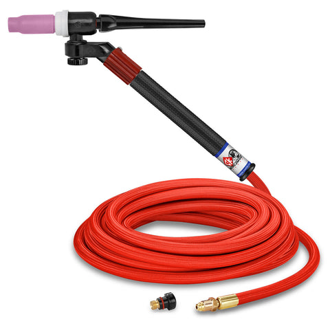 CK Worldwide 150A Flex-Loc TIG Torch w/ Superflex Cable, Gas Valve