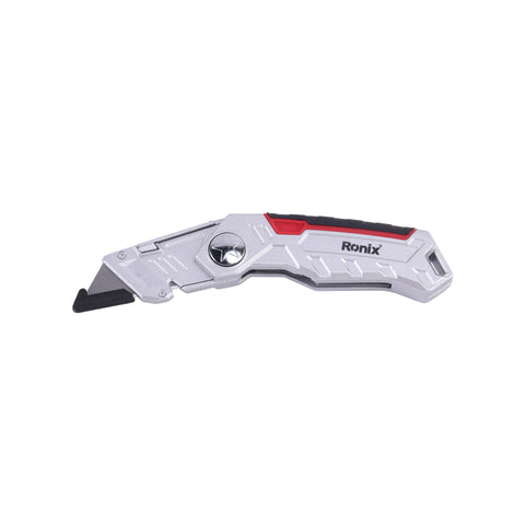 RONIX RH-3009 FOLDING UTILITY KNIFE, 2 LOCKING POSITIONS