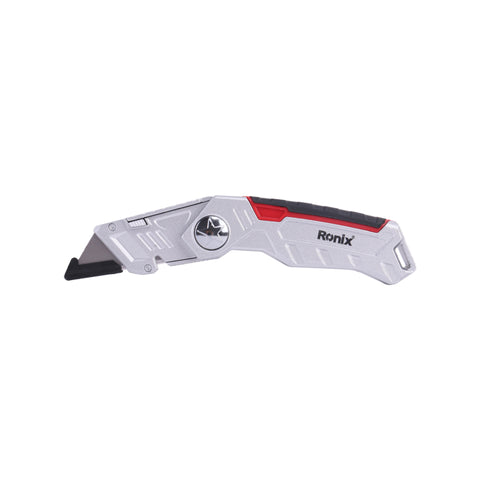 RONIX RH-3009 FOLDING UTILITY KNIFE, 2 LOCKING POSITIONS