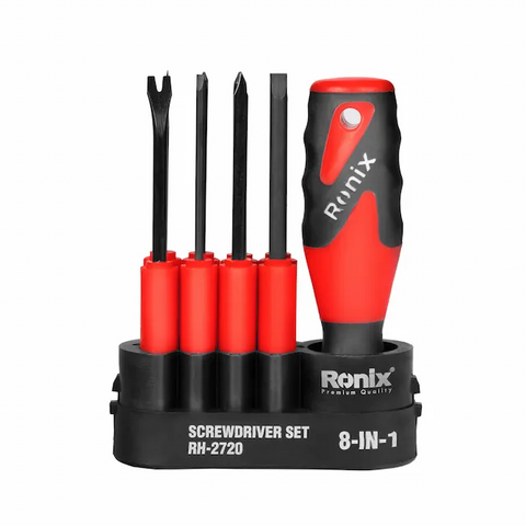 RONIX RH-2720 8pc SCREWDRIVER SET, MAGNETIC