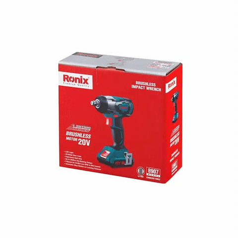 RONIX 8907 CORDLESS IMPACT WRENCH, 20v, BRUSHLESS