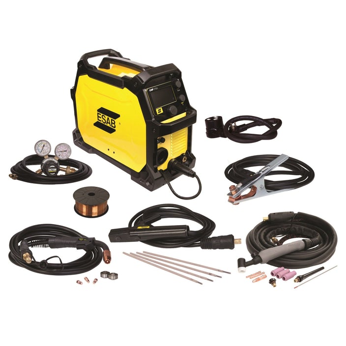 ESAB 0558102240 Rebel EMP 215 Multi-Process Welder w/ DC Pulse TIG, 12 ...