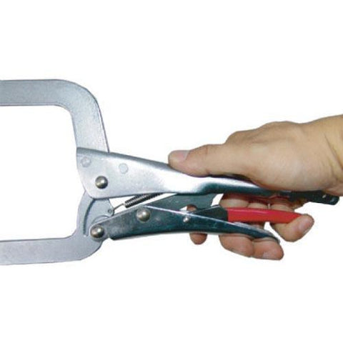 Strong Hand Tools PR115 Round Tip Locking C-Clamp, 11"