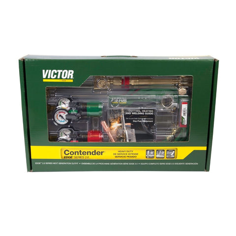 Victor 0384-2132 Contender Edge 2.0 Heavy Duty Torch Outfit, Propane